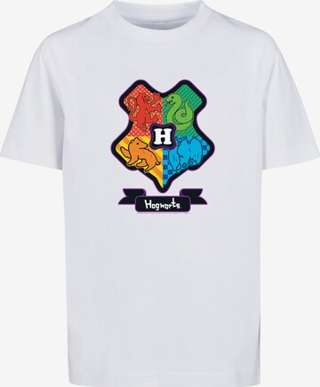 F4NT4STIC Shirt 'Harry Potter Hogwarts Junior' in White: front