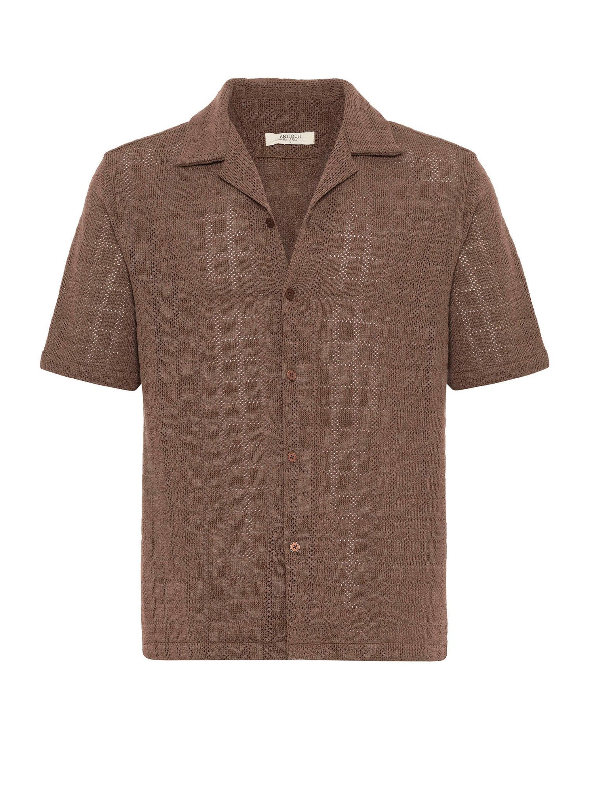 Antioch Tavaline suurus Triiksärk, värv pruun: eest vaates