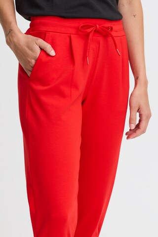 ICHI Tapered Hose 'IHKATE' in Rot