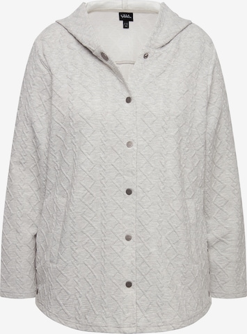 Veste de survêtement Ulla Popken en blanc : devant