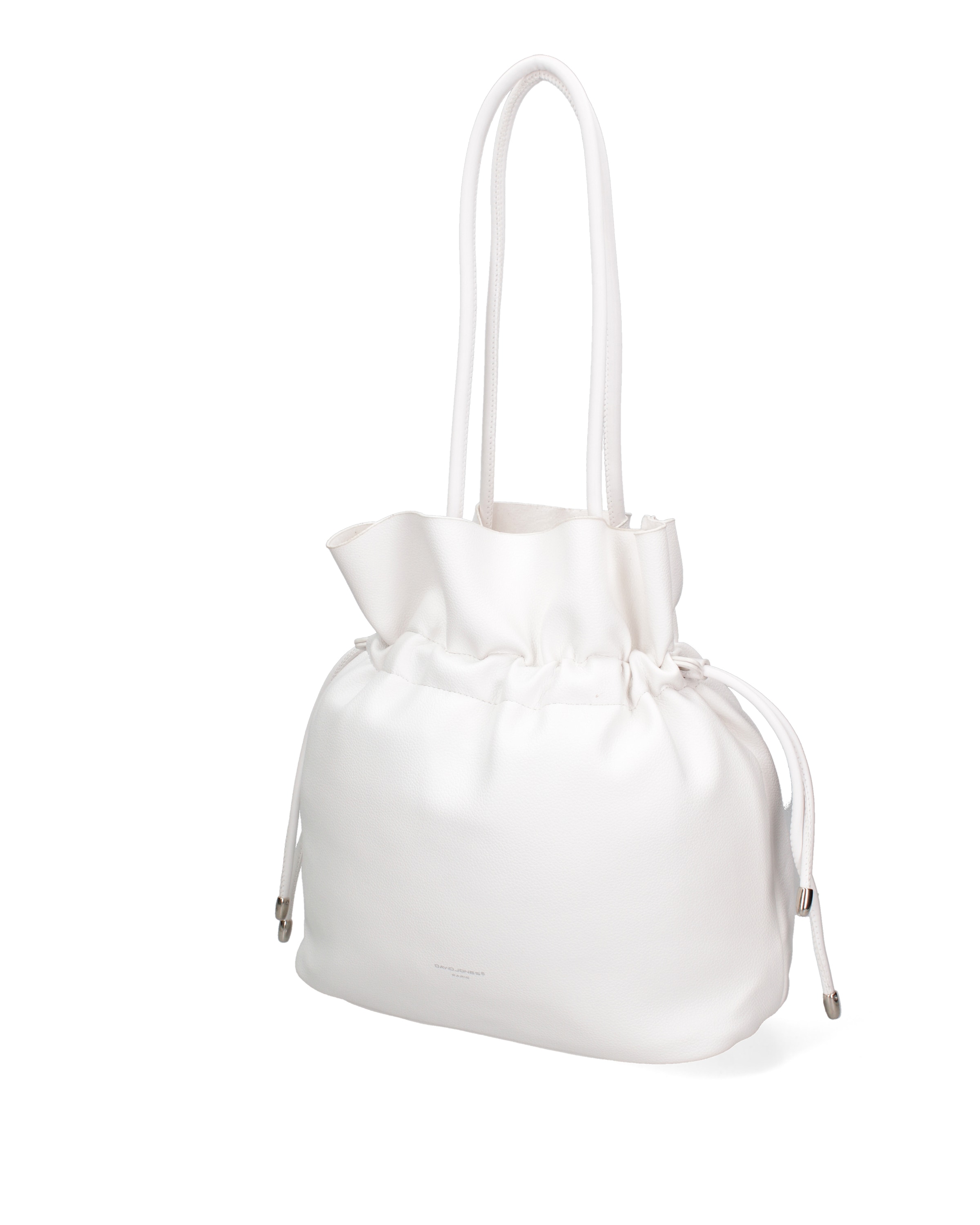 David Jones Schultertasche in Weiß: Vorderseite