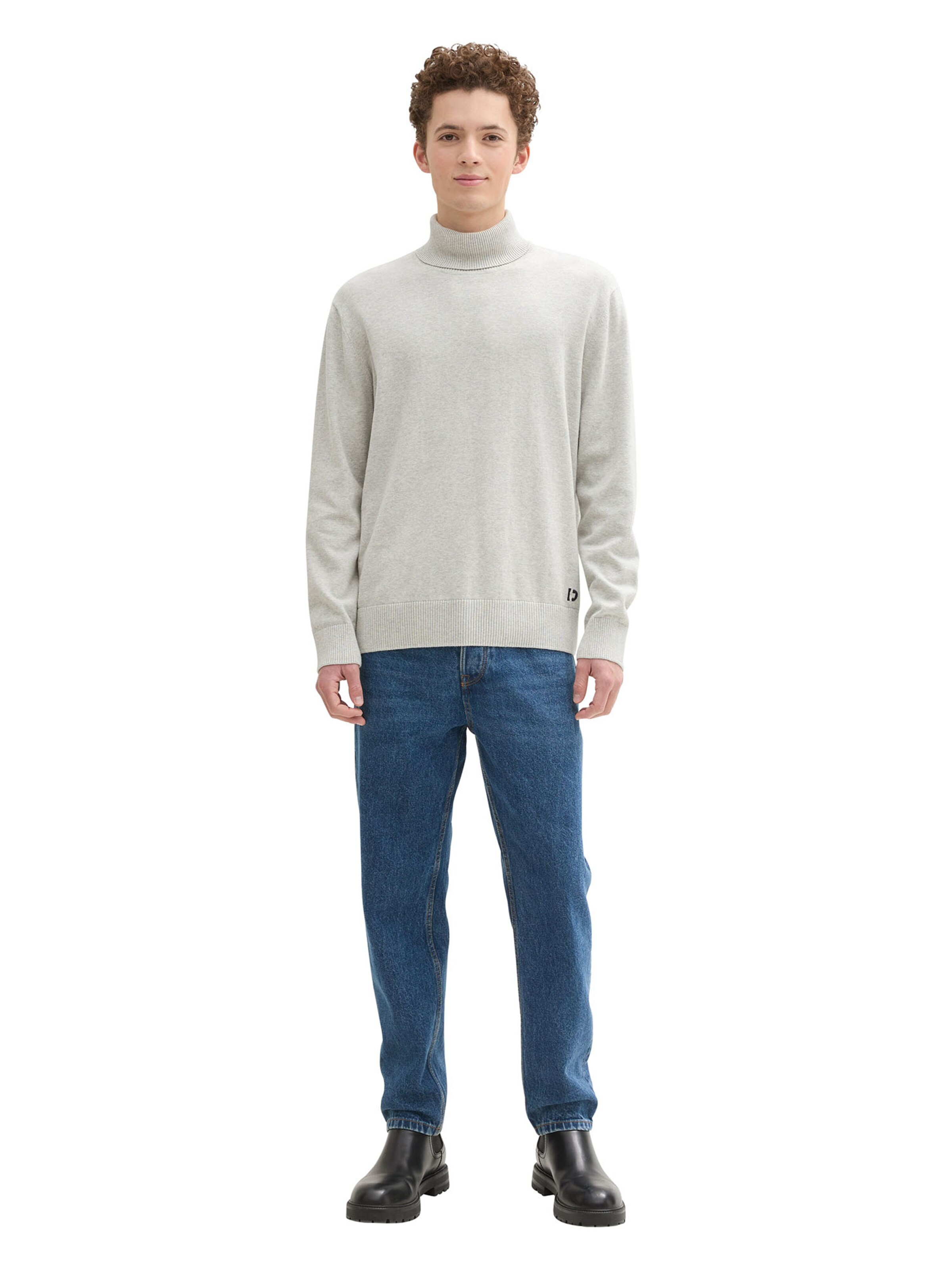 TOM TAILOR DENIM Sweater in Grey