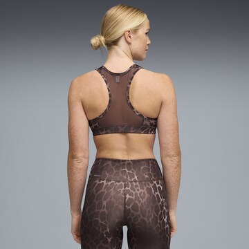 PUMA Μπουστάκι Αθλητικό σουτιέν '4Keeps' σε καφέ