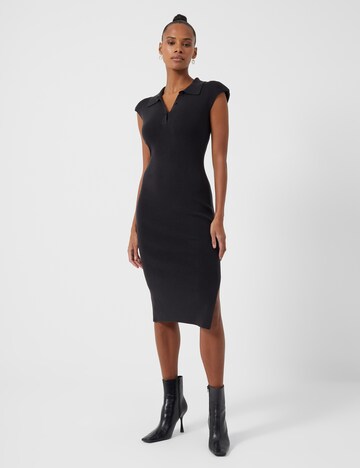 FRENCH CONNECTION Knit dress 'Katie' in Black: front