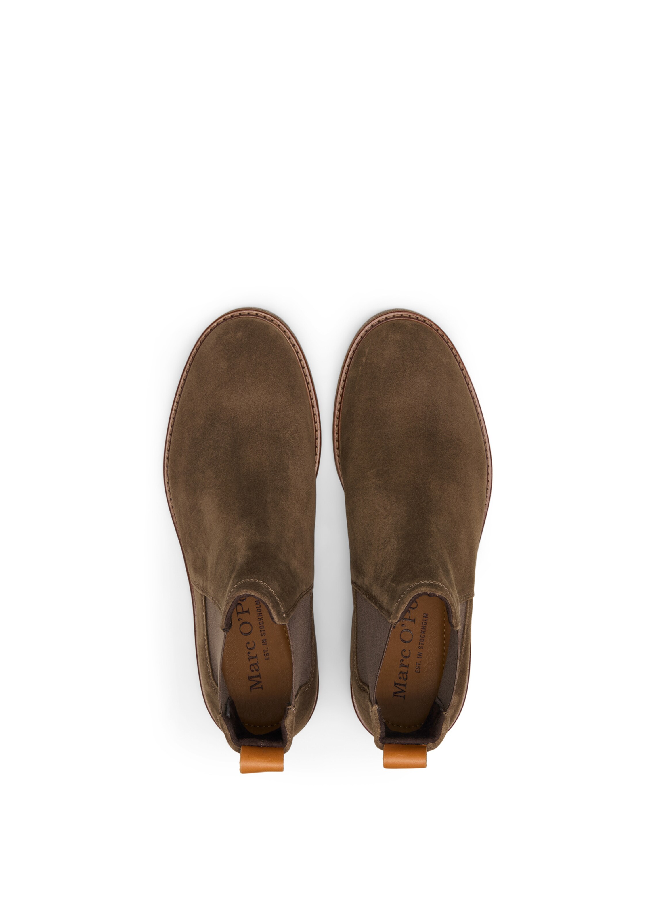 Marc O'Polo Chelsea Boots 'Linus' in Braun: oben