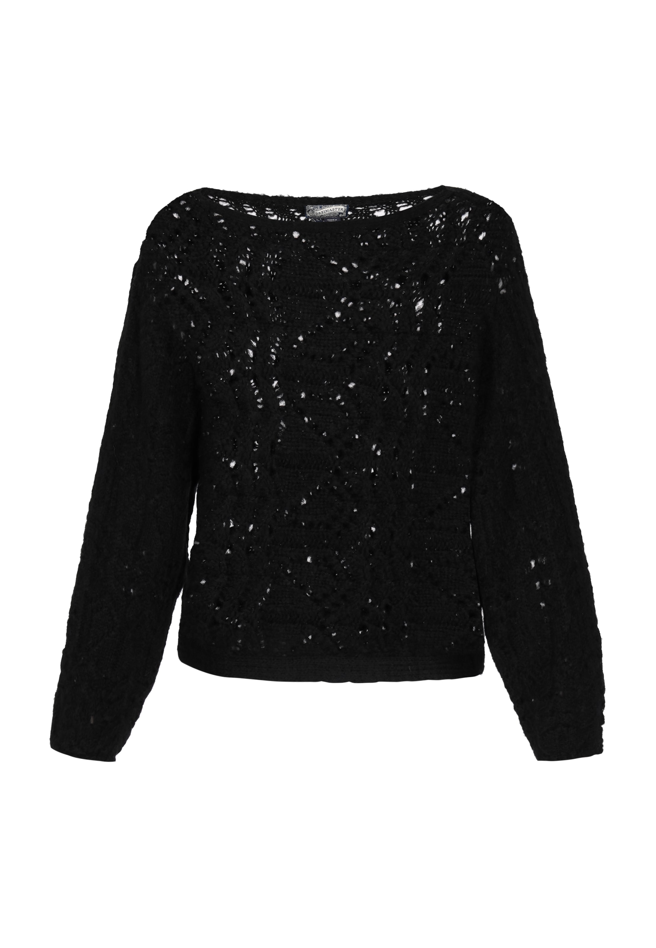 DreiMaster Vintage Pullover 'Comfy' in Schwarz: Vorderseite