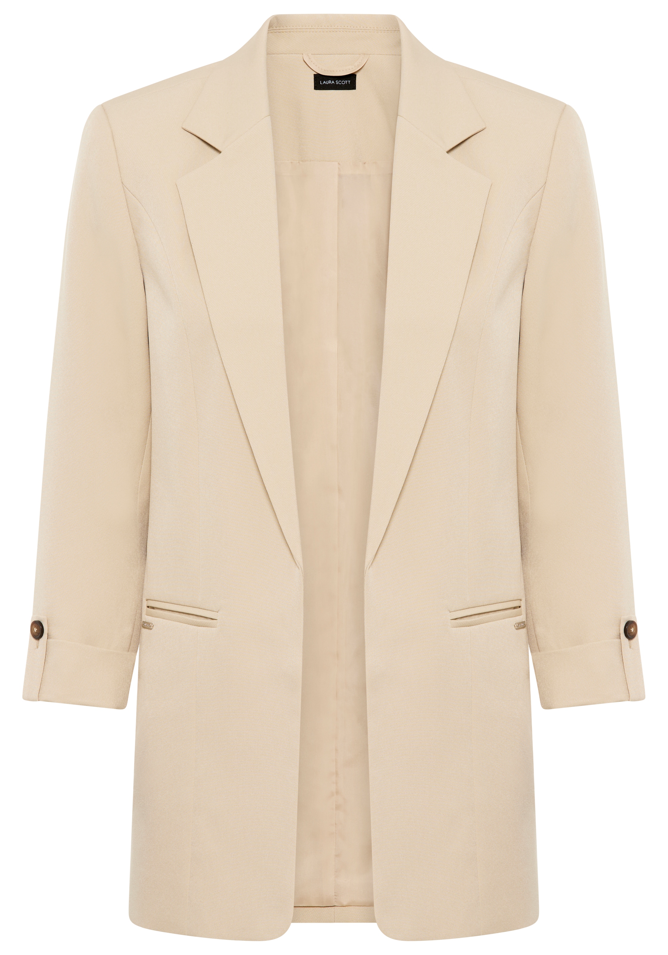 LAURA SCOTT Blazer in Beige: Vorderseite