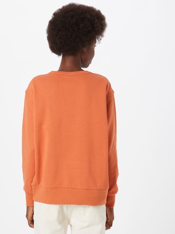 KnowledgeCotton Apparel Sweatshirt 'DAPHNE' in Orange