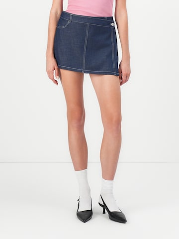 Gonna 'ONLJINA' di ONLY in blu: frontale