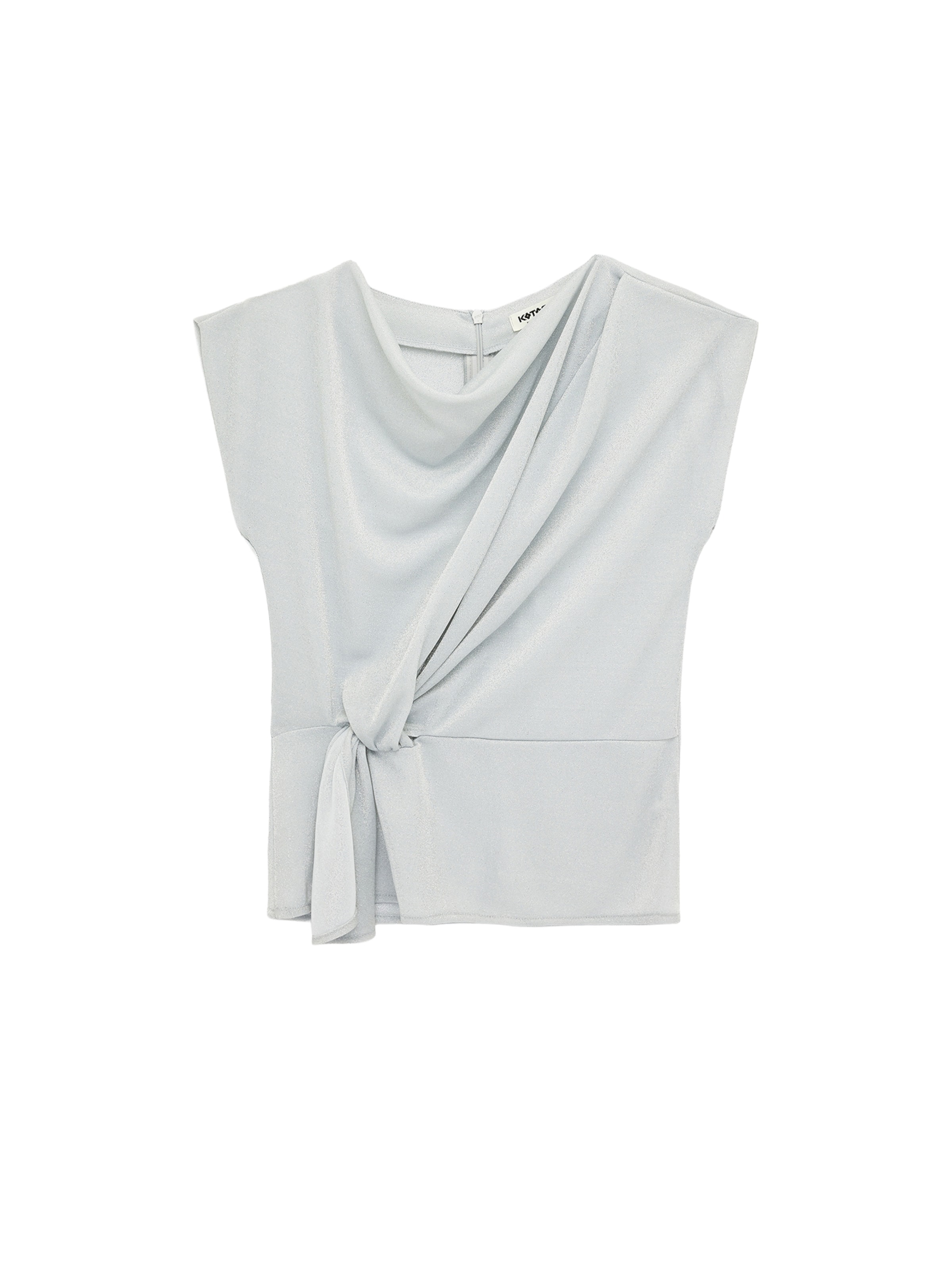 Koton Blouse in XXXL in de kleur Lichtgrijs, Productweergave