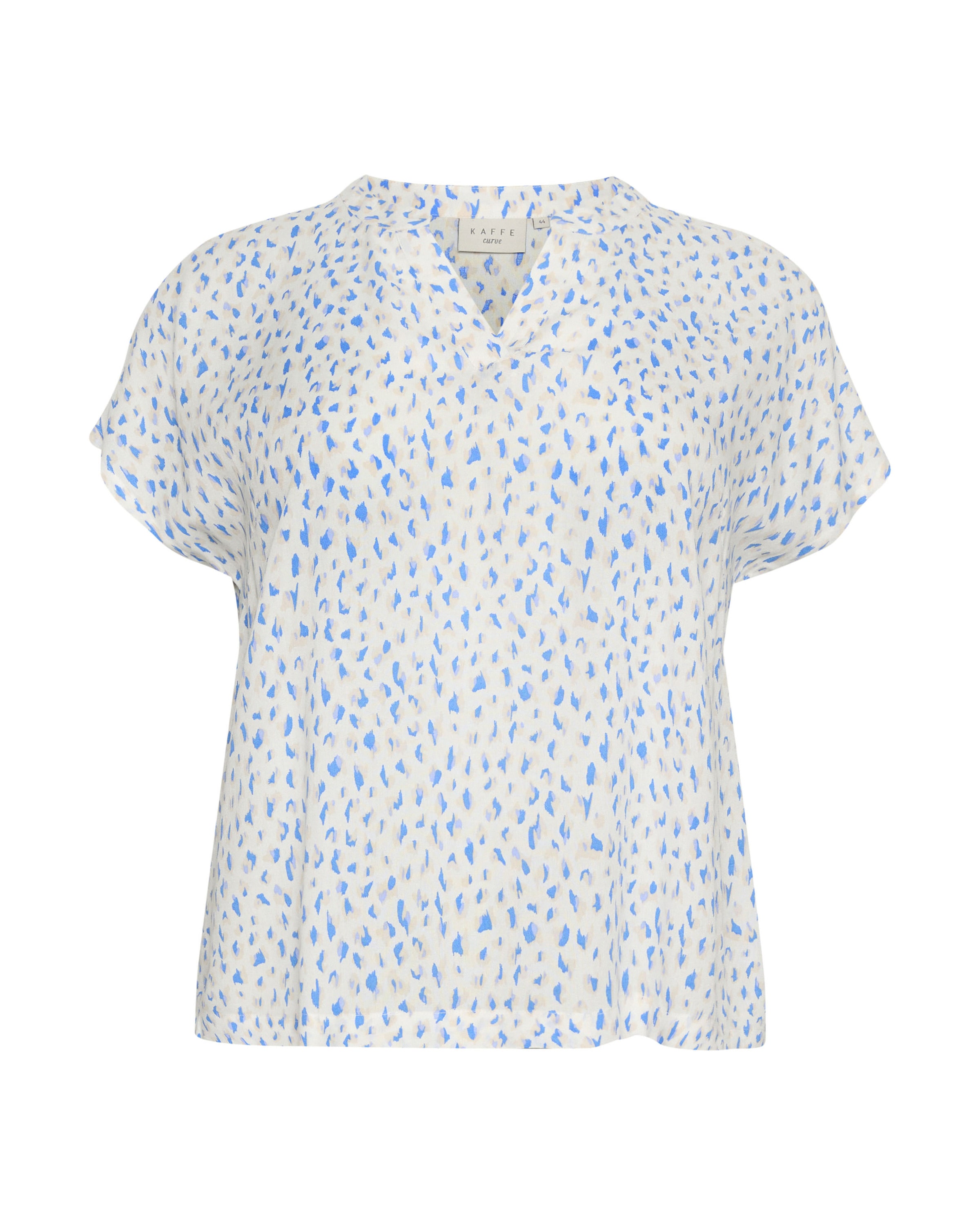 balts KAFFE CURVE Blūze 'Canny': no priekšpuses