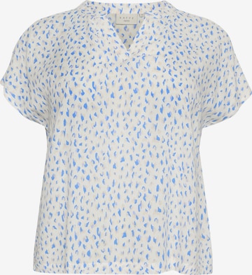 KAFFE CURVE Blouse 'Canny' in Blue: front