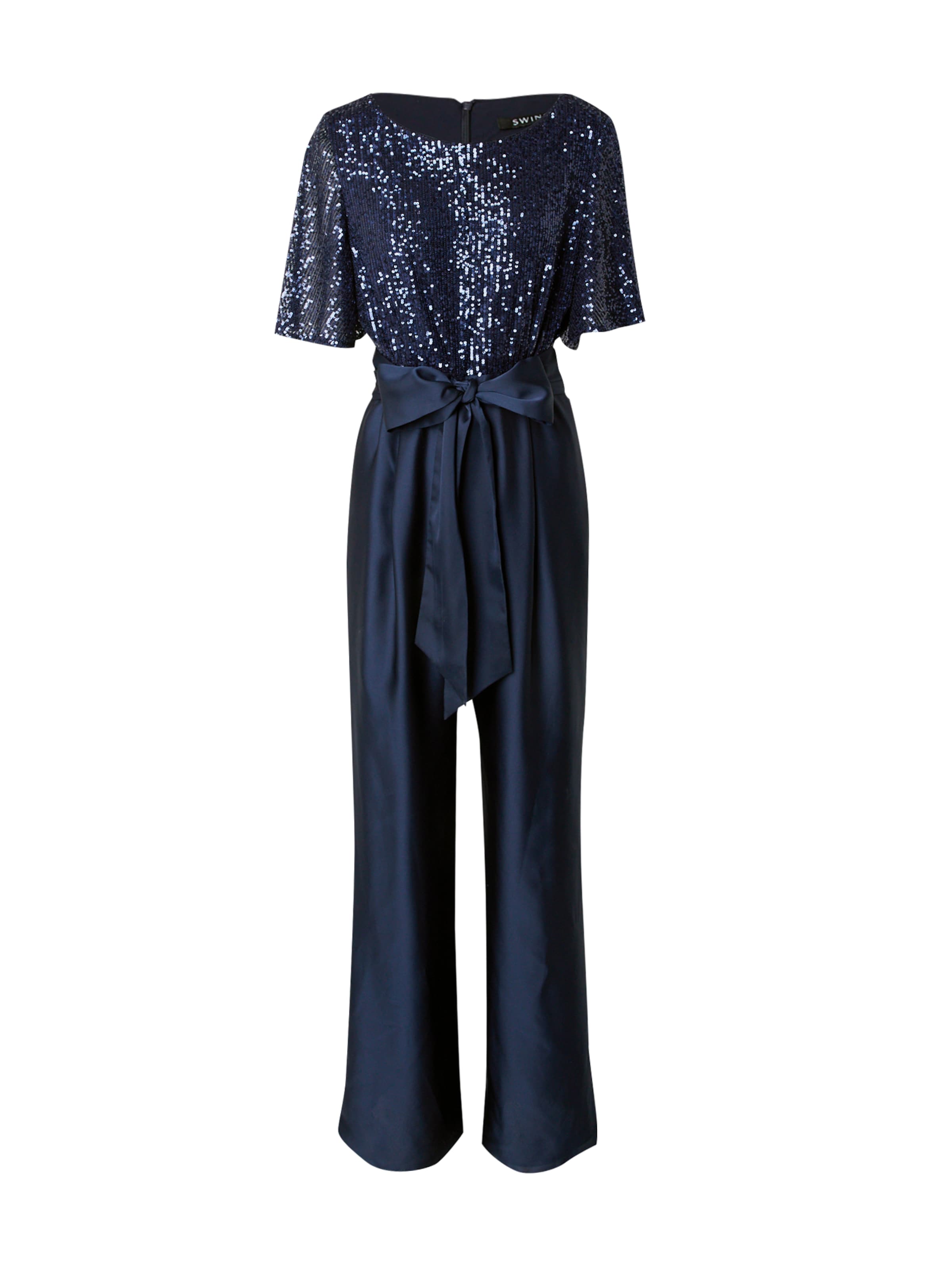 SWING Jumpsuit in Blauw: voorkant
