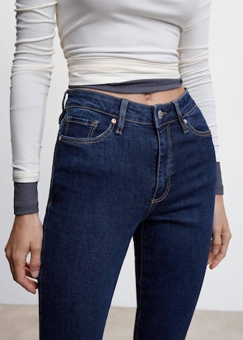 MANGO Skinny Jeans 'Newanne' in Blauw