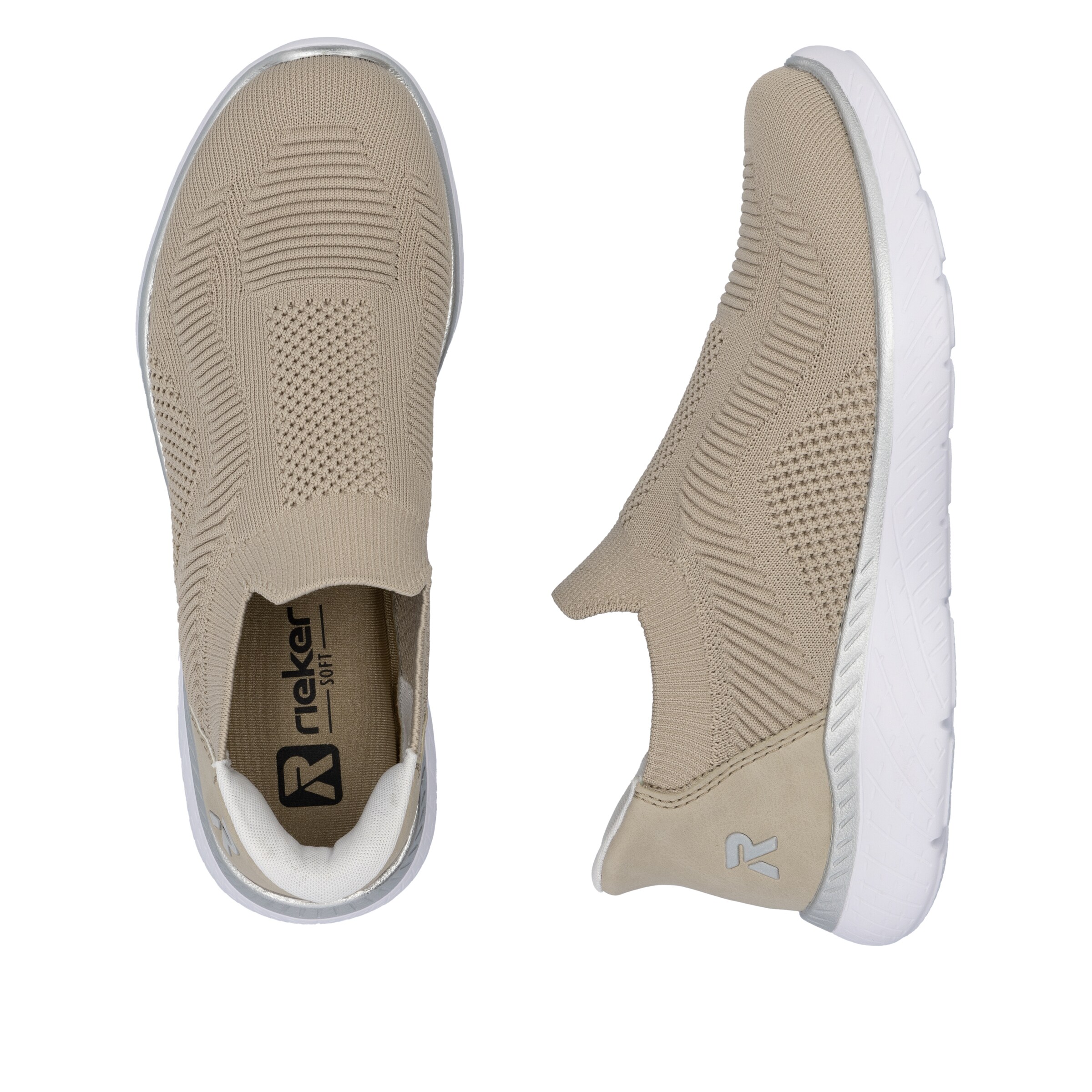 Slip on Rieker Sport en beige