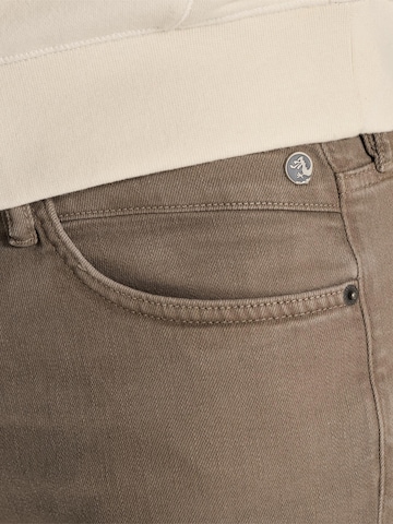 Regular Pantalon 'Valver regular fit pants' CAST IRON en marron