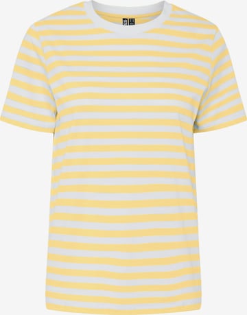 T-shirt 'PCRIA' PIECES en jaune : devant