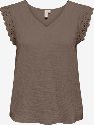 Camicia da donna 'THYRA' di ONLY in grigio: frontale