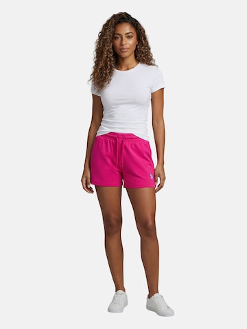 U.S. POLO ASSN. Regular Trousers in Pink