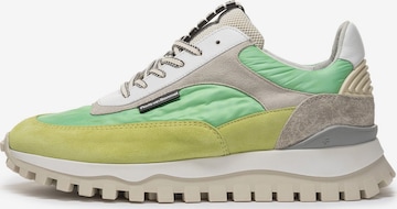 Sneaker bassa 'De Grommer 01' di Floris van Bommel in verde: frontale