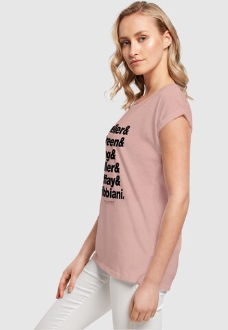 ABSOLUTE CULT T-Shirt 'Friends - Surnames' in Pink