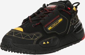 Sneaker bassa di Polo Ralph Lauren in nero: frontale