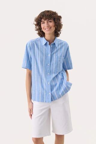 Part Two Blouse 'Renee' in Blue: front