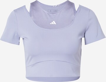 T-shirt fonctionnel ADIDAS PERFORMANCE en violet : devant