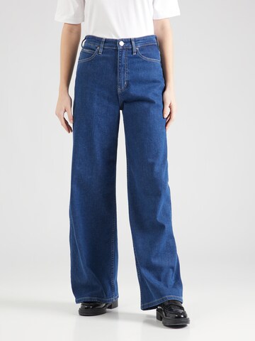 Wide Leg Jean Calvin Klein en bleu : devant