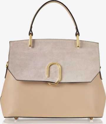 LeParmentier - Bolso de mano 'Thais' en beige: frente