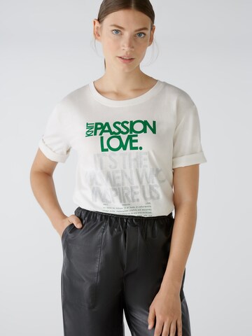 OUI T-Shirt in Weiß: Vorderseite
