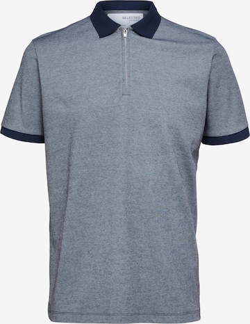 SELECTED HOMME - Camiseta 'Fave' en azul: frente