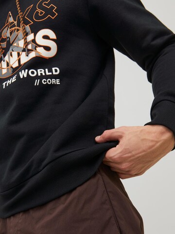 JACK & JONES Sweatshirt 'Hunt' in Schwarz