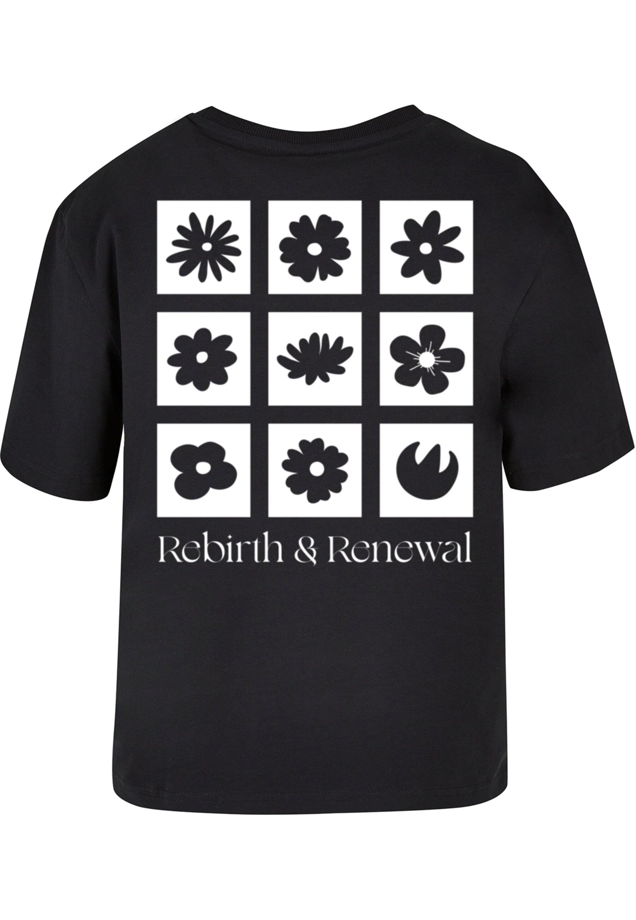 T-shirt 'Rebirth And Renewal' Merchcode en noir