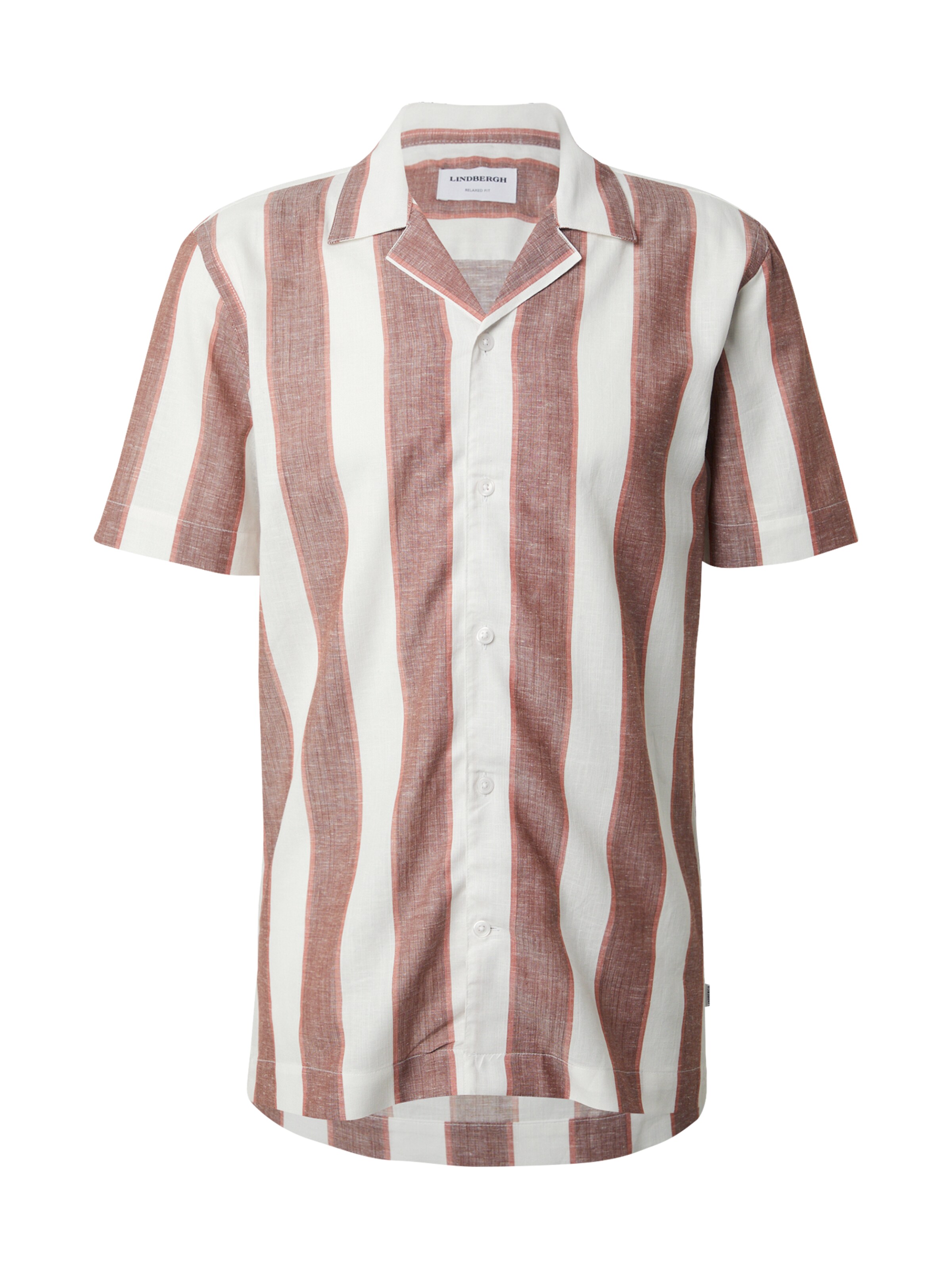 Lindbergh Regularny krój Koszula w kolorze brązowy: przód