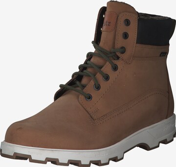 Fretzman Lace-Up Boots in Brown: front