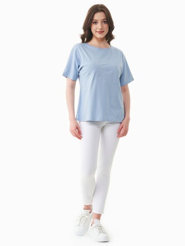 Organication T-Shirt in Blau