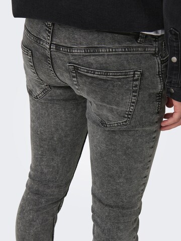 Coupe slim Jean Only & Sons en gris