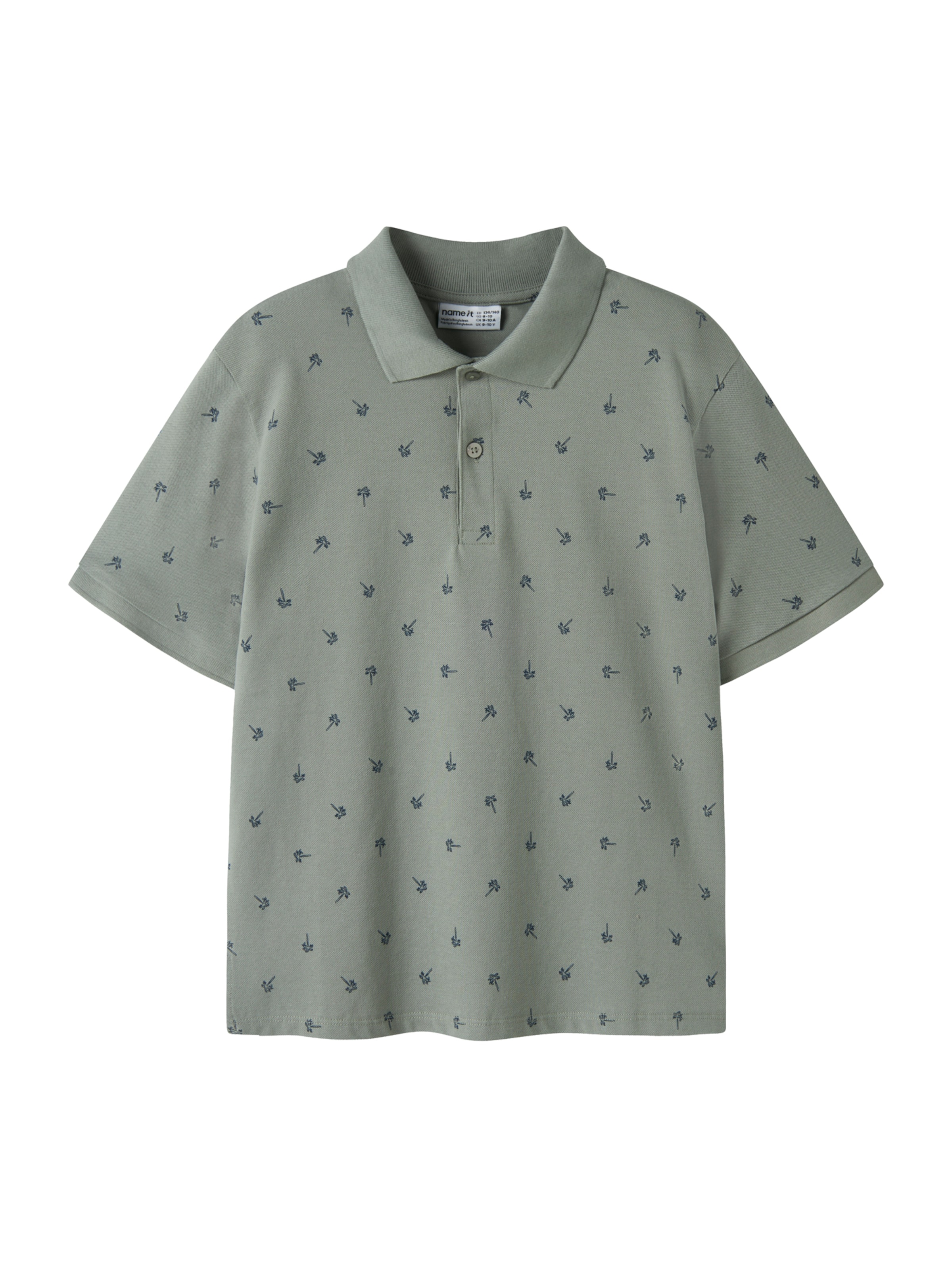 NAME IT T-shirt 'NKMVOLO' i grå: framsida