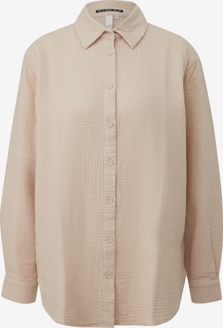 Chemisier QS en beige : devant