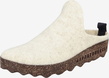 Asportuguesas Hausschuh in Weiß: Vorderseite