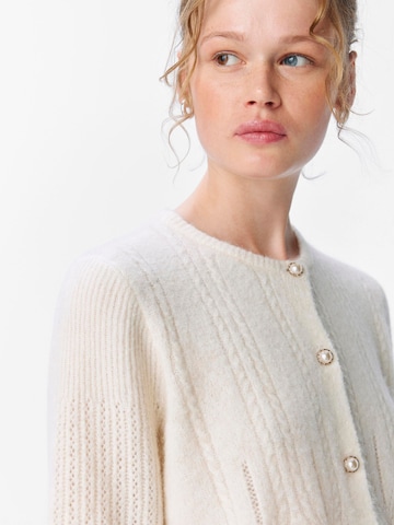 Cardigan 'Detailed' OBJECT en blanc