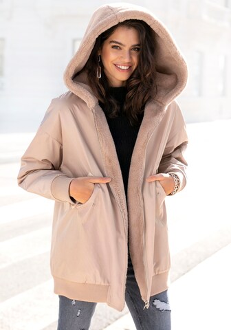 Veste mi-saison BUFFALO en beige : devant