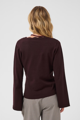 SAINT TROPEZ Sweter 'Madlena' w kolorze brązowy