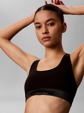 Calvin Klein Bustier Melltartó - fekete: elől