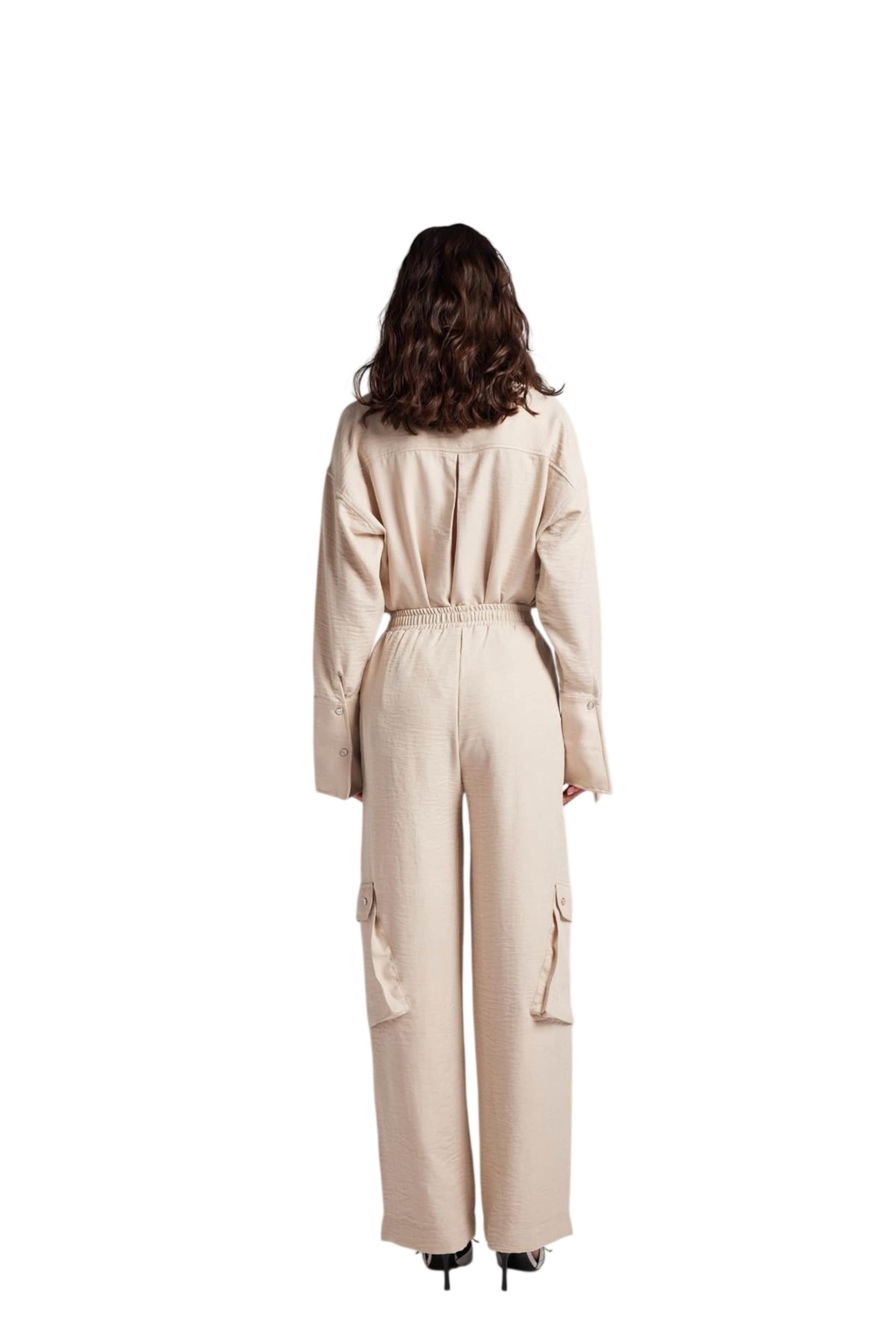 HOLLY LOLLY Loosefit Hose in Beige