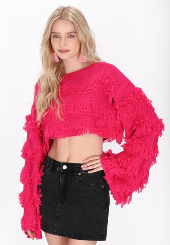 IZIA - Pullover em rosa: frente