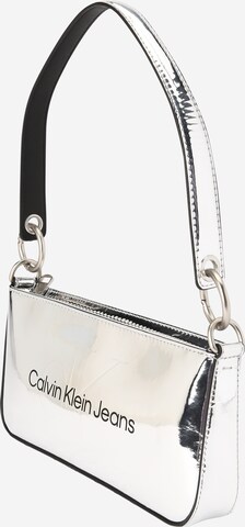 Calvin Klein Jeans - Bolso de hombro en plata