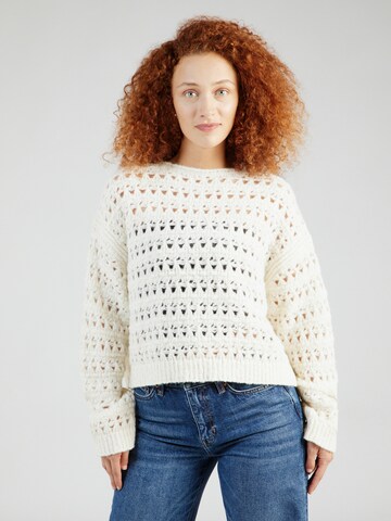 Pullover 'IMENY' di DRYKORN in bianco: frontale