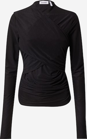 WEEKDAY Shirt 'Larah' in Black: front